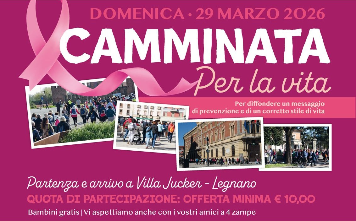 Domenica si svolgerà la “Camminata per la Vita” della LILT
