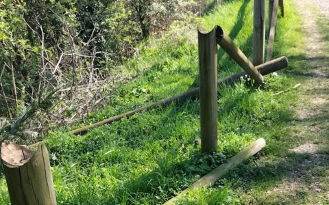 La Lega denuncia degrado al Parco Vassallo: staccionata danneggiata e bagni chiusi