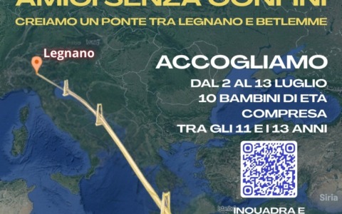 Legnano accoglie dieci bambini di Betlemme per un’estate di pace