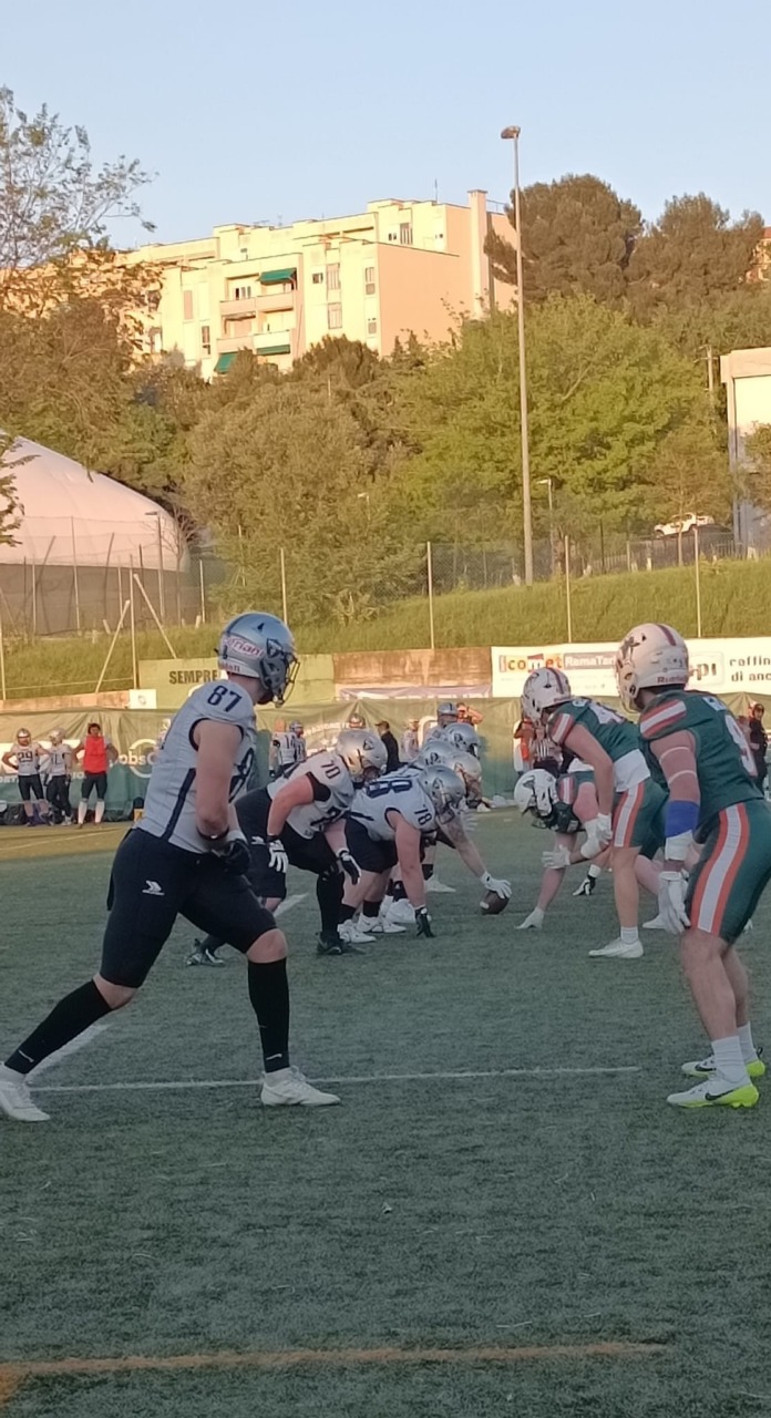 I Frogs Legnano subiscono la prima sconfitta ad Ancona