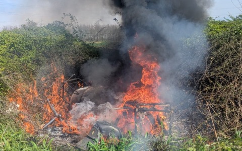 Incendio boschivo: l’intervento dei Vigili del Fuoco a Cuggiono