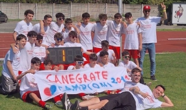 L’Under 15 del Calcio Canegrate conquista il campionato