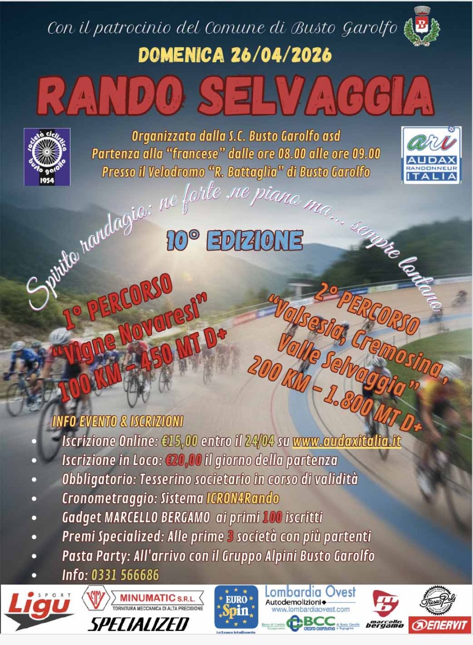 La decima edizione della Rando Selvaggia si avvicina