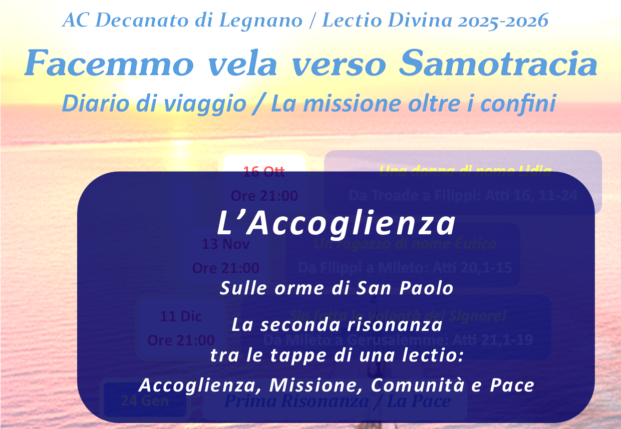 Ultima tappa della Lectio Divina con l’Azione Cattolica