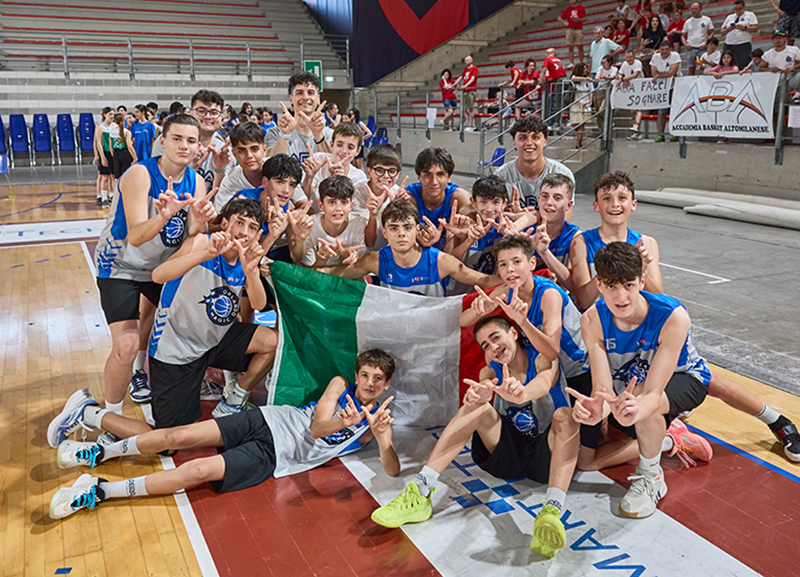 L’ABA conquista il titolo di campione d’Italia Under 13