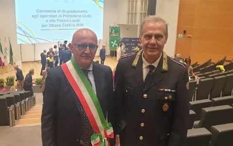 Due agenti di Rescaldina premiati per le Olimpiadi Milano Cortina