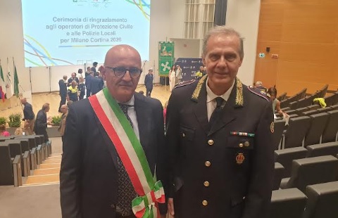 Due agenti di Rescaldina premiati per le Olimpiadi Milano Cortina