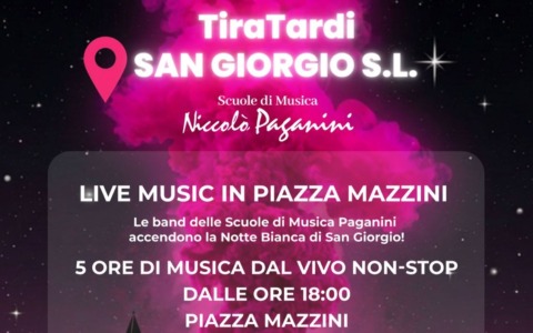 Giovani musicisti protagonisti: il live delle Scuole Paganini a San Giorgio