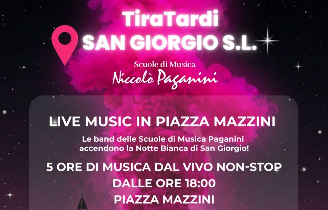 Giovani musicisti protagonisti: il live delle Scuole Paganini a San Giorgio
