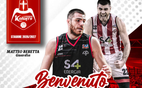Matteo Beretta è ufficialmente un giocatore dei Legnano Knights