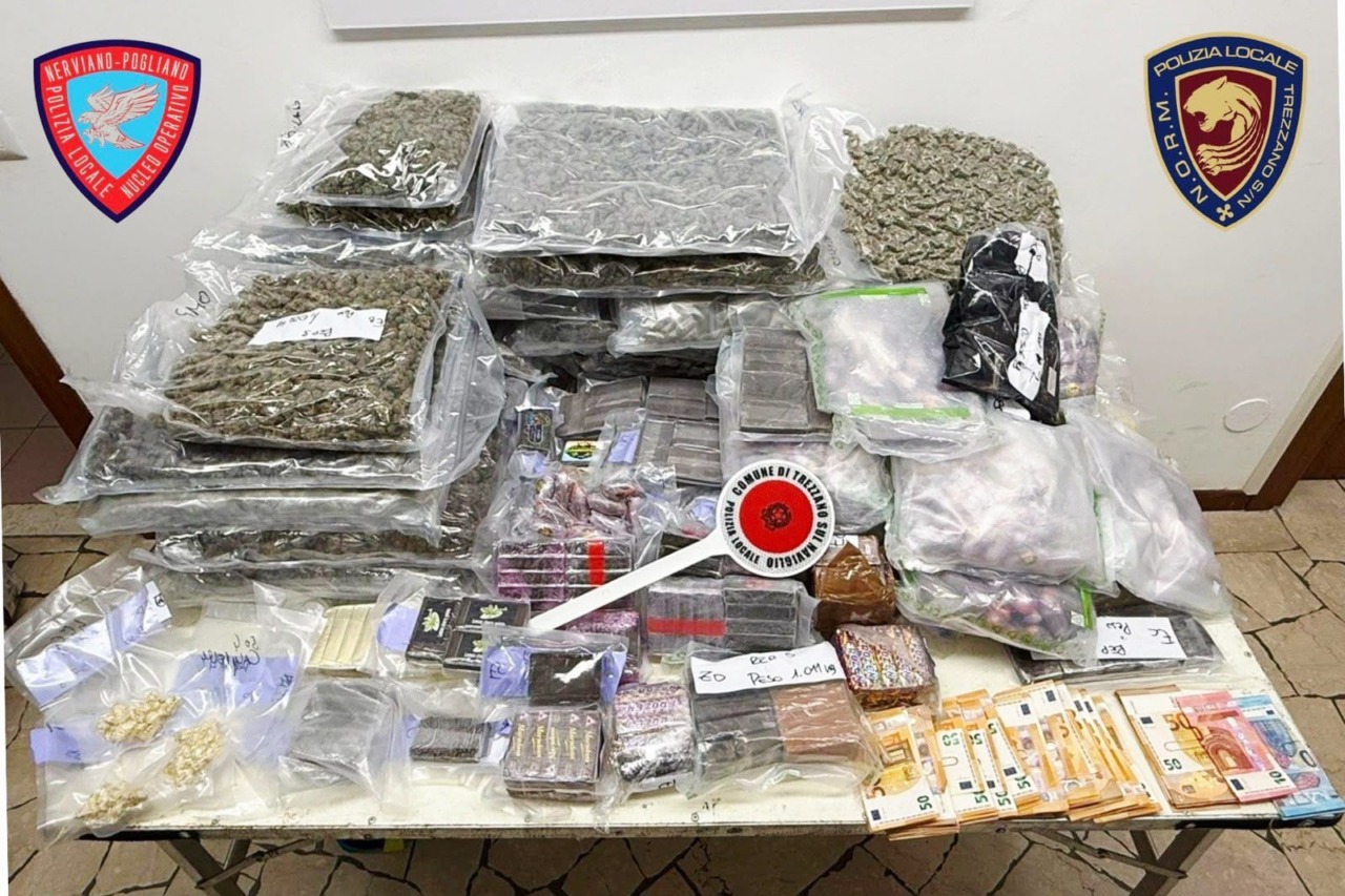 Sequestrati 60 chili di droga a Nerviano e Trezzano