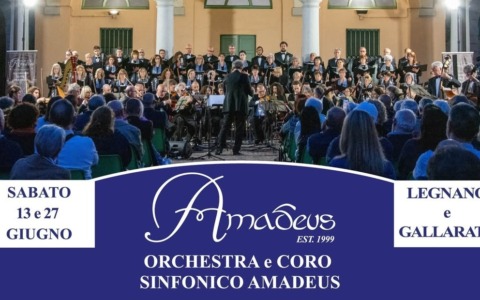 The Sound of Peace, Amadeus celebra la pace con concerti a Gallarate e Legnano