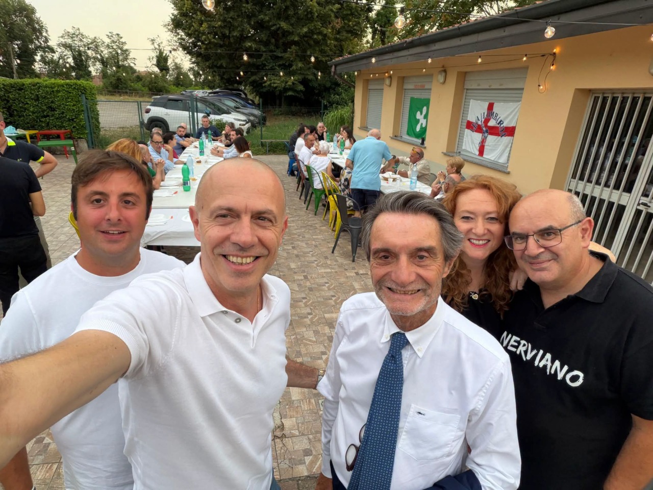 Apericena della Lega con Attilio Fontana, sguardo rivolto alle comunali 2027