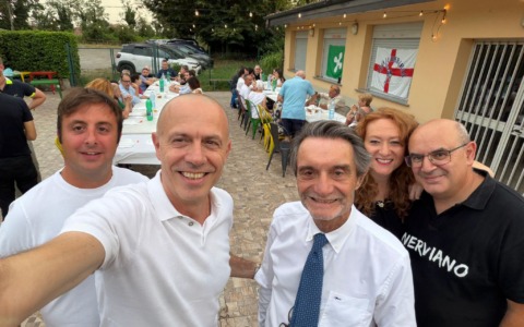 Apericena della Lega con Attilio Fontana, sguardo rivolto alle comunali 2027