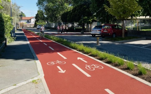 Inizio dei lavori per la ciclabile della scuola primaria di San Vittore Olona